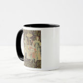Zahlen um einen Brunnen Tasse (Vorderseite Links)