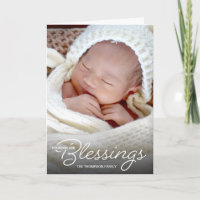 Zählen unserer Blessings Baby Foto Geburt