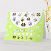 Zählen von Fehlern Kinder Math Learning Activity Karte (Gelbe Blume)