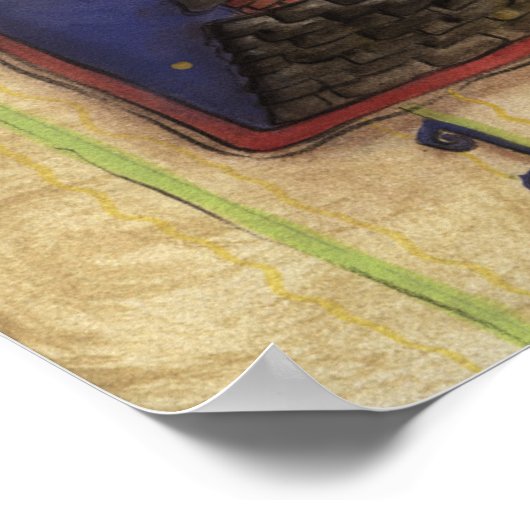 Zählen von Schafen - Poster (Ecke)