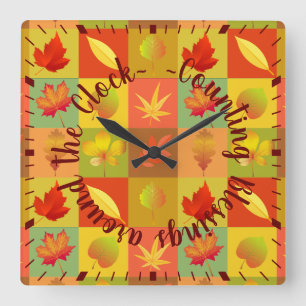 Zählen von Segnungen um den Erntedank der Uhr