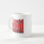Zahlendes poeni amdani! kaffeetasse (Vorderseite Links)