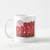 Zahlendes poeni amdani! kaffeetasse (Links)