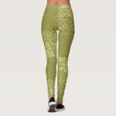 Zahlenmuster 01 b DYellow BG Leggings (Rückseite)