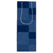 Zahlenmuster 01 w Dblue BG Geschenktüte Für Weinflaschen (Vorderseite)