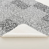 Zahlenmuster 01w. Offwhite BG Sherpadecke (3/4)