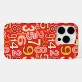 Zahlenmuster Case-Mate iPhone Hülle (Rückseite (Horizontal))