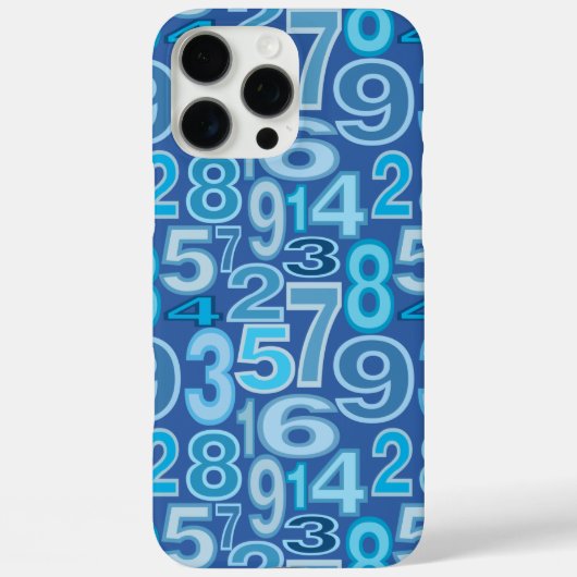 Zahlenmuster Case-Mate iPhone Hülle (Rückseite)