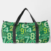 Zahlenmuster Duffle Bag (Rückseite)