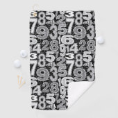 Zahlenmuster Golfhandtuch (Insitu)