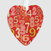 Zahlenmuster Ornament (Vorderseite)