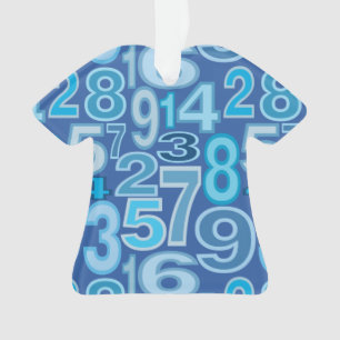 Zahlenmuster Ornament