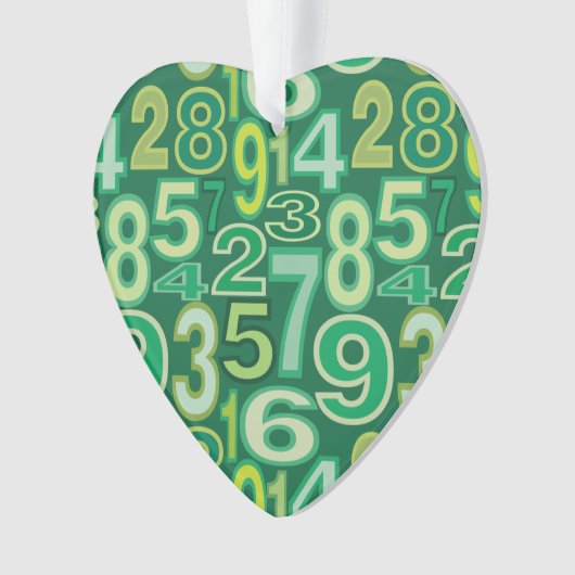 Zahlenmuster Ornament (Vorderseite)