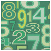 Zahlenmuster Stoff (Nahaufnahme)