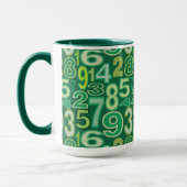 Zahlenmuster Tasse (Links)