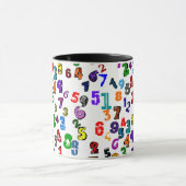 Zahlenmuster Tasse (Zentrum)