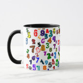 Zahlenmuster Tasse (Links)