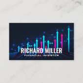 Zahlenpfeile | Bestände Visitenkarte (Vorderseite)