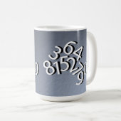 Zahlentwurf Kaffeetasse (VorderseiteRechts)