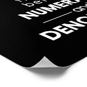 Zähler und Nenner Poster (Ecke)