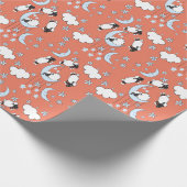 Zählpapier für Schafe 10 Geschenkpapier (Ecke)