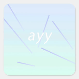 zahlreich quadratischer aufkleber