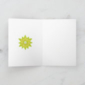 Zahlreiche Blume Karte (Innenseite)