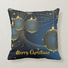 Zahlreiche Goldene Bauernhöfe am Blauen Meer Kissen