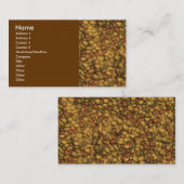 Zahlreiche Nuts Business Card Visitenkarte (Vorne/Hinten)