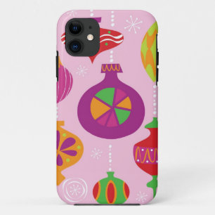 Zahlreiche Weihnachtsdekoration illustriert im iPhone 11 Hülle