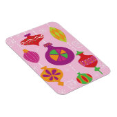 Zahlreiche Weihnachtsdekorationen illustriert Magnet (Rechte Seite)