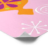 Zahlreiche Weihnachtsdekorationen illustriert Poster (Ecke)