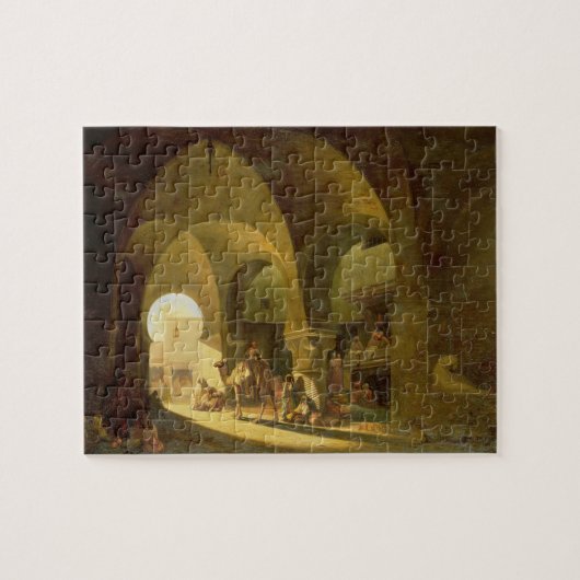 Zahlreiche Zahlen in einem afrikanischen Puzzle (Horizontal)