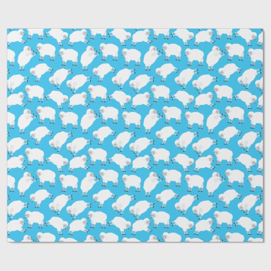 Zählschaf Geschenkpapier (Flach)