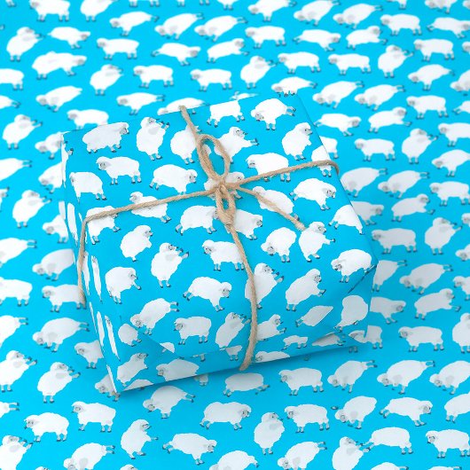 Zählschaf Geschenkpapier