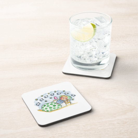 Zählschaf Getränkeuntersetzer (Rechte Seite)