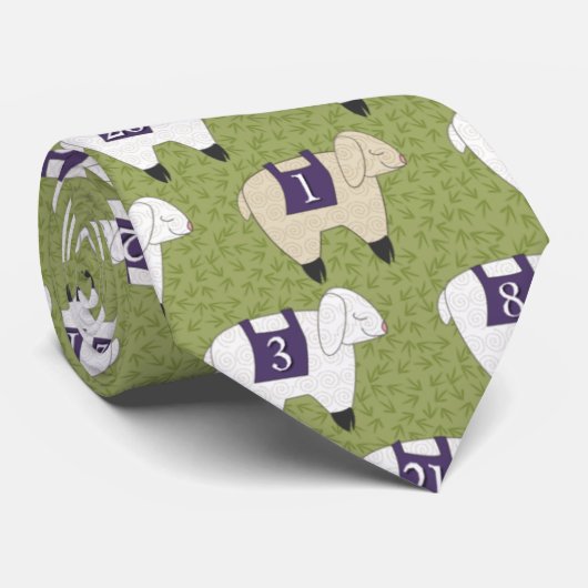 Zählschaf Krawatte (Gerollt)