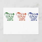 Zählschaf Postkarte (Vorderseite)