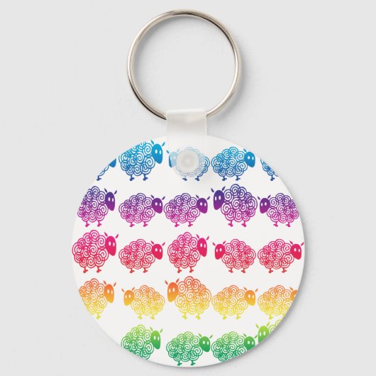 Zählschaf Schlüsselanhänger (Vorderseite)