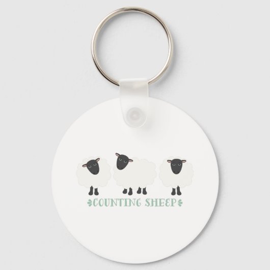 Zählschaf Schlüsselanhänger (Vorderseite)