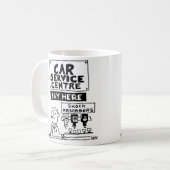 Zahlschalter Autowerkstatt Kaffeetasse (Vorderseite Links)