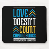 Zählt kein Chromosomen-Down-Syndrom Mousepad (Vorne)