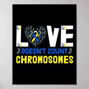 Zählt kein Chromosomen-Down-Syndrom Poster