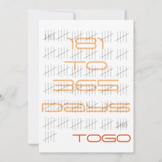 Zähltage mit Sticks Einladung (Rückseite)