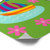 Zählung 1 bis 10 in italienischer Sprache Poster (Ecke)