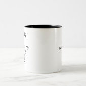 Zählung bis drei zweifarbige tasse (Mittel)