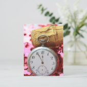 Zählung bis zum neuen Jahr Feiertagspostkarte (Stehend Vorderseite)