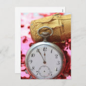 Zählung bis zum neuen Jahr Feiertagspostkarte (Vorne/Hinten)