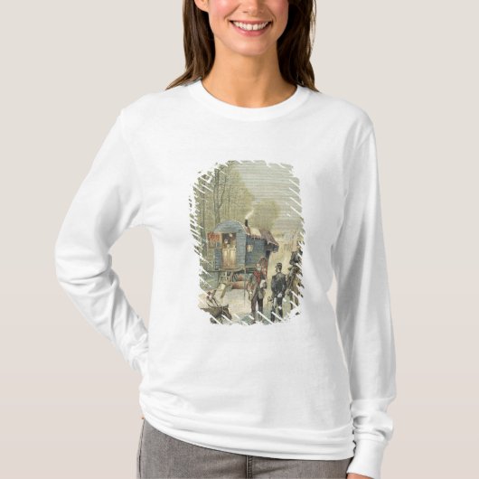 Zählung der Reisender in Frankreich T-Shirt (Vorderseite)