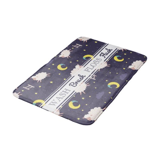 Zählung der Schaf-Bad-Matte Badematte (Schrägansicht)